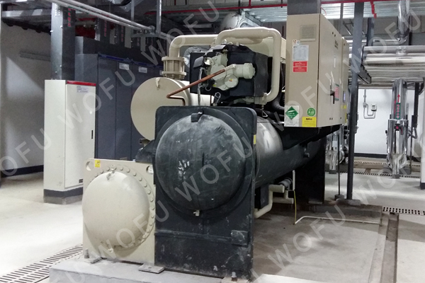 地源熱泵，大榮世紀綜合樓沃富地源熱泵中央空調系統主機，青島沃富新能源