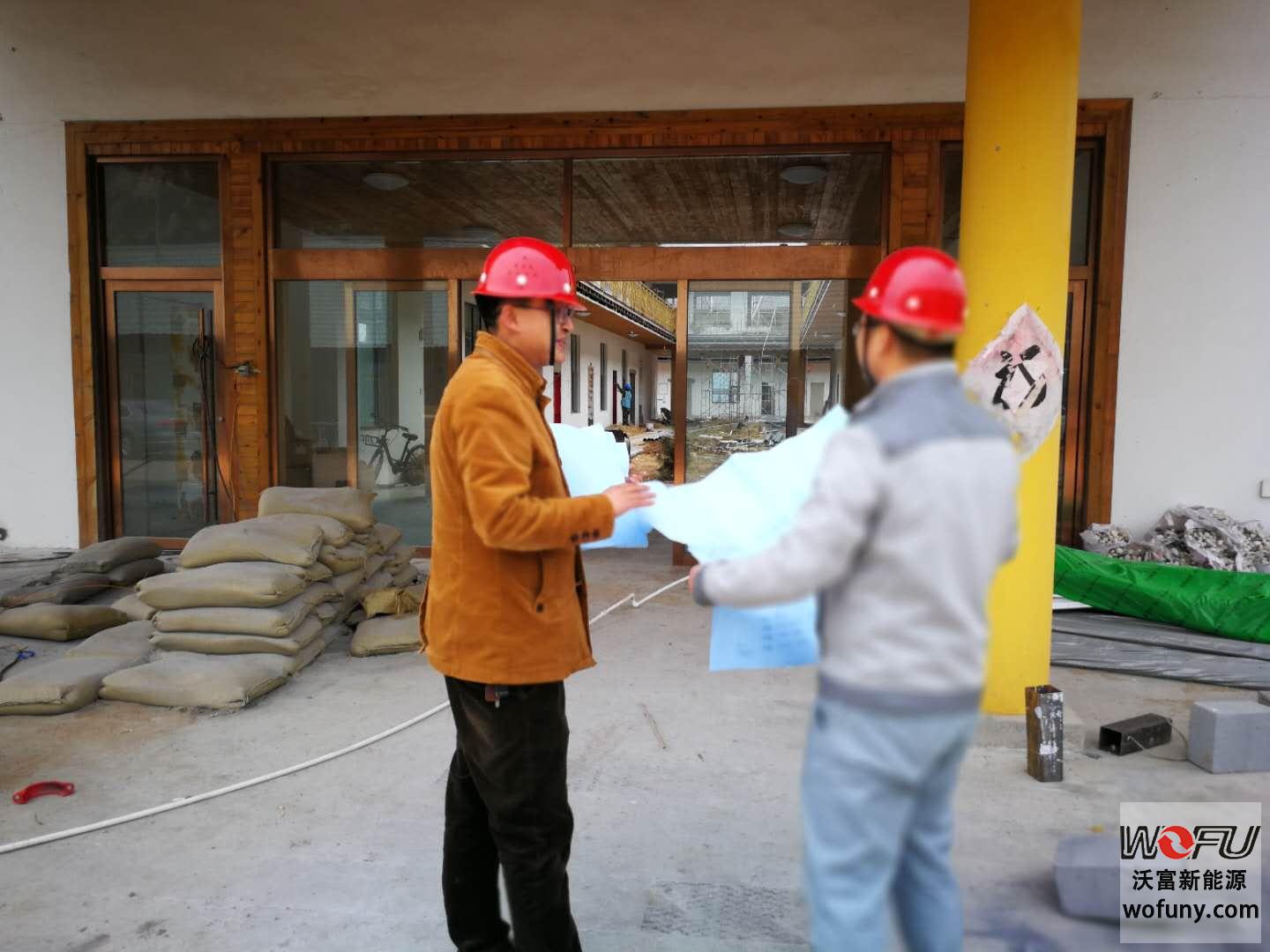 學校空氣源熱泵丨青島德沃幼兒園風機盤管施工中 學校空氣源熱泵丨青島德沃幼兒園風機盤管施工中