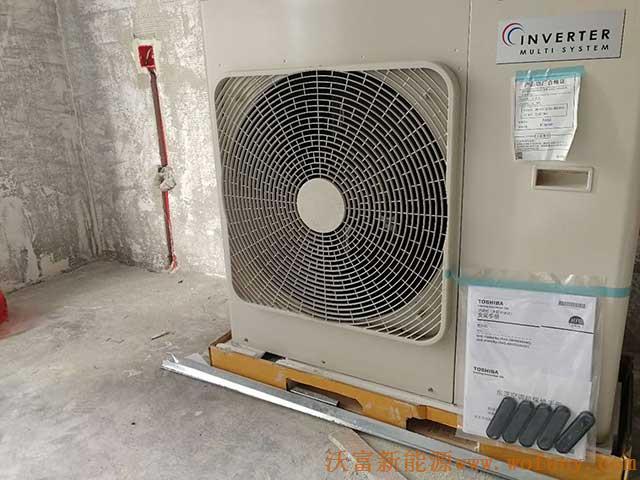 青島科技大學科翠苑大平層公寓多聯機中央空調系統施工