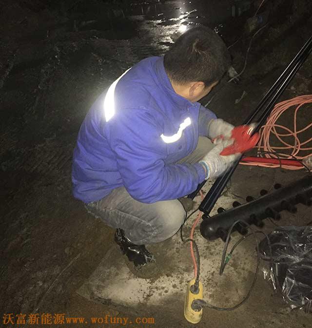 青島四十八中地源熱泵項目施工